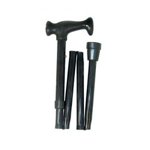 HEALTHSMART Adjustable Folding Cane with Ergonomic Handle