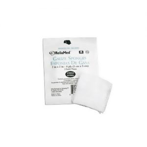 Reliamed Sterile Gauze Sponge : 2 x 2" 8 Ply Box of 50