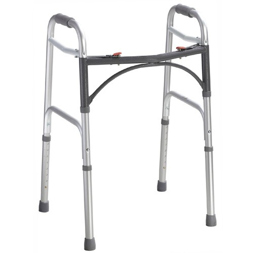 Drive Deluxe Two Button Folding Walker