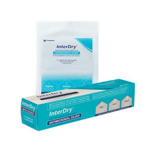Coloplast InterDry Ag Skin Fold Management : 10" x 36" - Box of 10