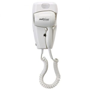 Jerdon Wall-Mount Hair Dryer w/Night Light