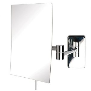 Jerdon Rectangular 6-1/2 x 8-3/4 inch Wall Mount Mirror