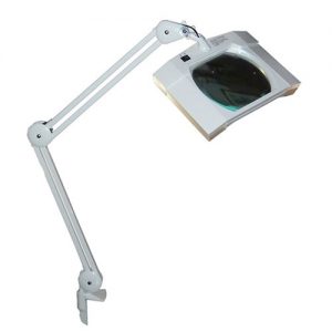 MG Electronics LED Desktop Magnifier w/ 7" x 5" Lens