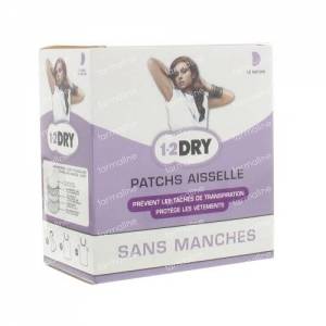 1-2 Dry Armpit Pads Small P1-BX-SLV 12 items