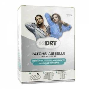 1-2DRY Armpit Pads Large P2-BX-L 20 items