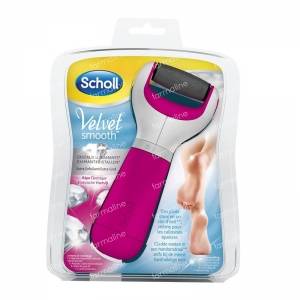 Scholl Velvet Smooth Express Pedi Electronic Foot File Extra Strong Pink 1 item