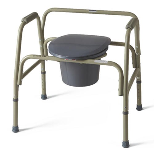 Medline 3 in 1 Bariatric Commode with Back Rest