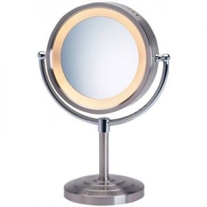 Jerdon 5X Lighted Vanity Magnifying Mirror