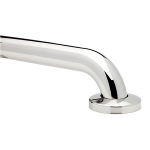 No Drill Polished Stainless Steel Grab Bar : 42" L x 1.25" diameter
