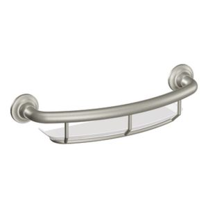 Moen Home Care Bathroom Safety Grab Bar W/ Shelf : Each