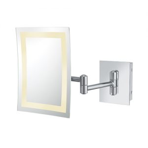 Kimball & Young 3X LED Rectangle Wall Magnifying Mirror