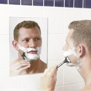 Clear Mirror Shower ClearMirror : 16 inch x 16 inch