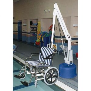 Wheelchair Option with Chair for Revolution Pool Lift