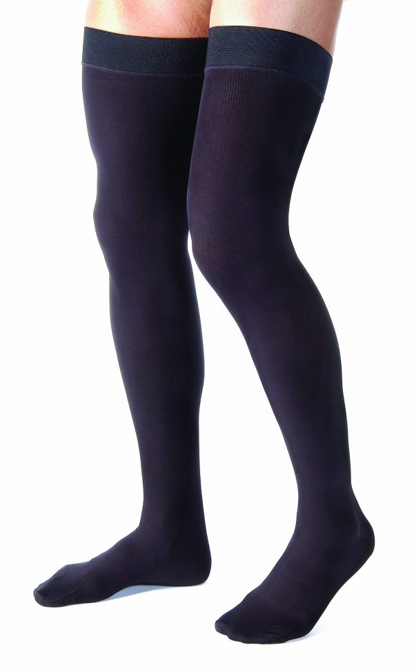 Jobst for Men 15-20 Thigh High Closed Toe Compression Socks