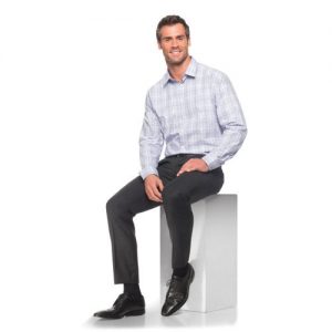 Midtown Microfiber Mens 15-20mmHg Knee High Closed Toe