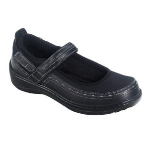 Orthofeet Chicksaw Mary Jane Hook & Loop Womens Casual Shoes