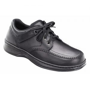 Orthofeet Jackson Square Lowfer Tie-Less Mens Casual Shoes