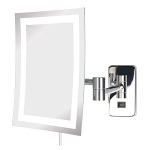 Jerdon Rectangular 6-1/2 x 9 in LED Lighted WallMount Mirror
