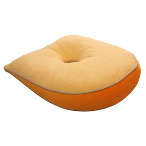 Memory Foam Tilted Cushion - Yellow