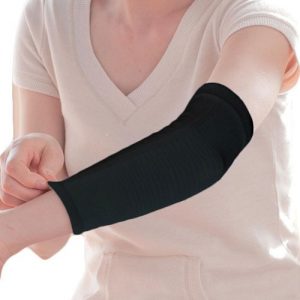 Aqua-Titanium Elbow Support Black