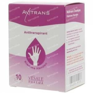 Axitrans Clammy Hands Wipes 10 St