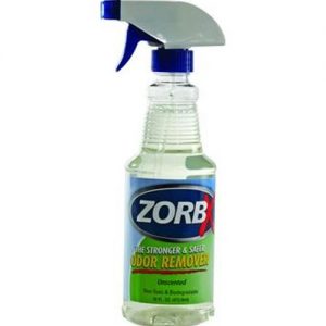 Zorbx Unscented Odor Remover : 16 oz Spray Bottle - Case of 12