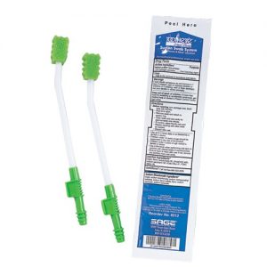 Toothette Multi-Pack Sunction Swab System with Perox-a-mint : Case of 50