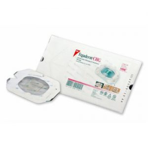 Tegaderm CHG Chlorhexidine Gluconate IV Securement Dressing : Box of 25-4 x 4 3/4 in Dressings