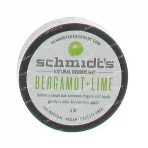 Schmidts Natural Deodorant Bergamot and Lime Travel 15 ml