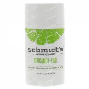 Schmidts Natural Deodorant Bergamot and Lime 92 g