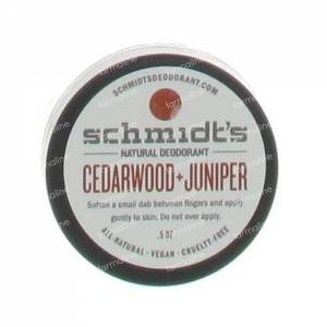 Schmidts Natural Deodorant Cedarwood and Juniper Travel 15 ml