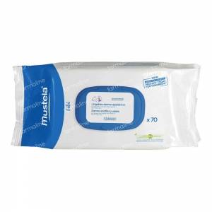 Mustela Baby Dermo-Soothing Wipes 70 items