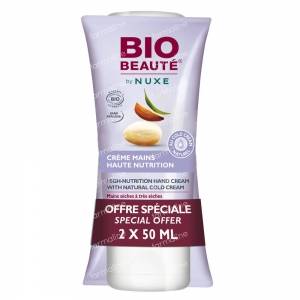 Bio Beautà© By Nuxe High Nutrition Hand Cream With Natural Cold Cream Duo 2 x 50 ml