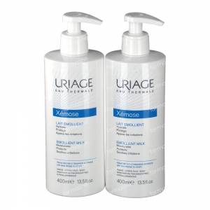 Uriage Xà©mose Moisturizing Milk Duo 2x400 ml