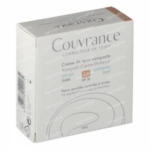 Avà¨ne Couvrance Compact Foundation Cream Oil-Free 03 Sable 10 g