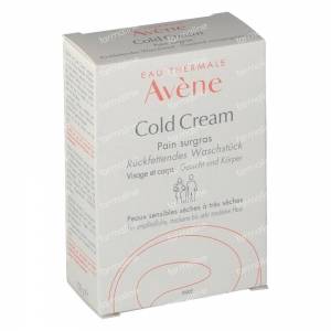 Avà¨ne Cold Cream Ultra Rich Soap-Free Cleansing Bar 100 g
