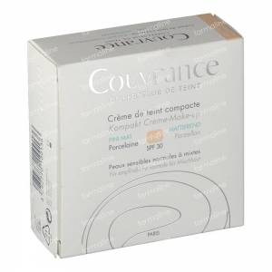 Avà¨ne Couvrance Compact Foundation Cream Oil-Free 01 Porcelaine 10 g