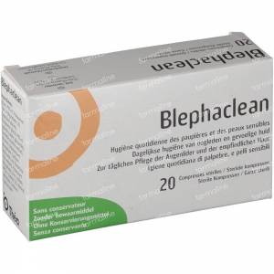 Blephaclean Cleanser Wipes 20 St