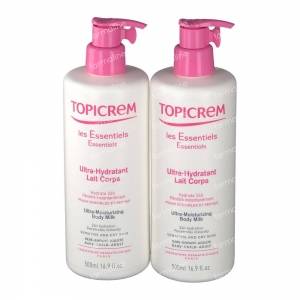 Topicrem Liberty Ultra Hydrating Body Milk Limited Edition Duo 2x500 ml