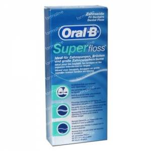 Oral B Dental Floss Superfloss 50 items