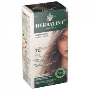 Herbatint Permanent Hair Coloring Ash Blond 7C 150 ml