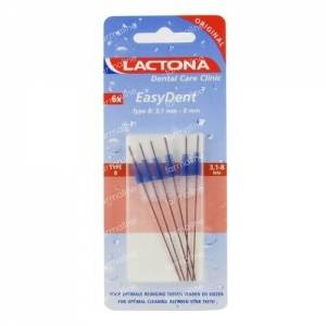 Lactona Easydent C.Clean 3,1-8Mm 6 St