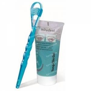 Miradent Tong - Clin Set (Gel + Tongue Scraper) 1 St