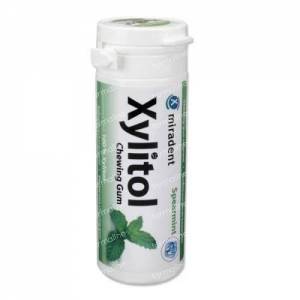 Miradent Chewing Gum Xylitol Green Mint 30 St