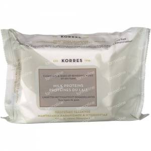 Korres Milk Proteins Cleansing Wipes 25 St