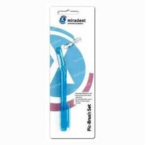 Miradent Pic-Brush Set Blue (Handle + Brush) 1 St
