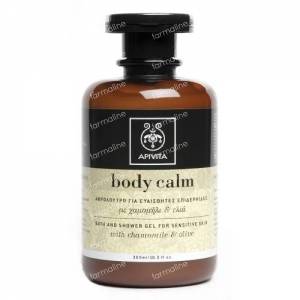 Apivita Body Calm Bath & Shower Gel For Sensitive Skin 300 ml bottle