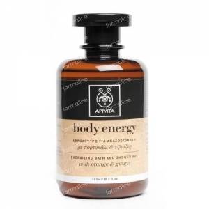 Apivita Body Energy - Energizing Bath & Shower Gel 300 ml bottle