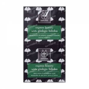 Apivita Express Dark Circles and Eye-Puffiness Mask With Gingko Biloba 4 ml