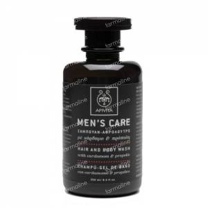 Apivita Men Care Hair And Body Wash 250 ml vial